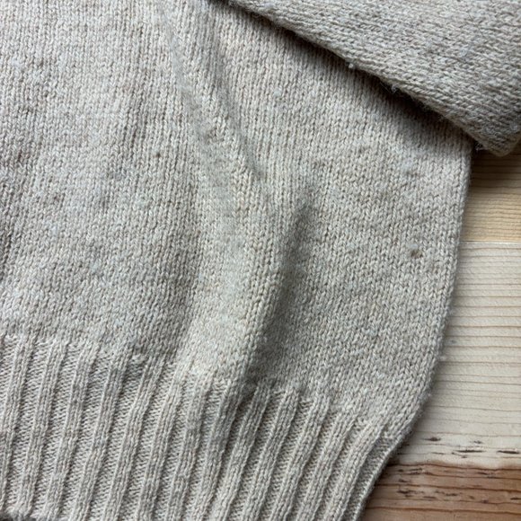 Vintage Loch Mist Wool Sweater Mens Large Brown Tan Crewneck Pullover USA Made - Picture 5 of 14